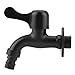 Produktbild Wasserhahn - 304 Edelstahl Garten Wasserhahn Schwarz Wandhalterung Wasserhahn for Badezimmer (Waschmaschine)