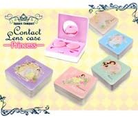 Amazon スクエア コンパクト コンタクト レンズケース プリンセス ディズニー Disney スクエア コンパクト Princess カラコン カラーコンタクト 四角 モテコン アネコン のケースとしてもどうぞ プリンセスa オーロラ コンタクトケース