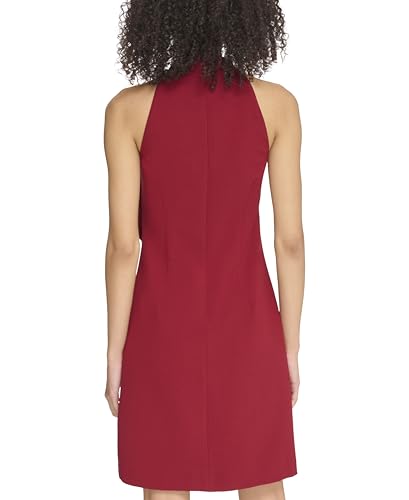 Image of Vince Camuto Women's Sleeveless Halter Tie Neck Shift Mini Dress