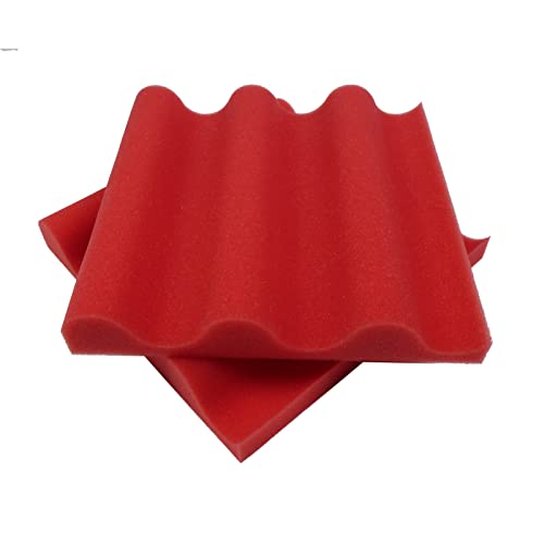 Moochy 12pcs Tratamento acústico Onda de espuma Painéis de espuma acústica à prova de som Placa de e