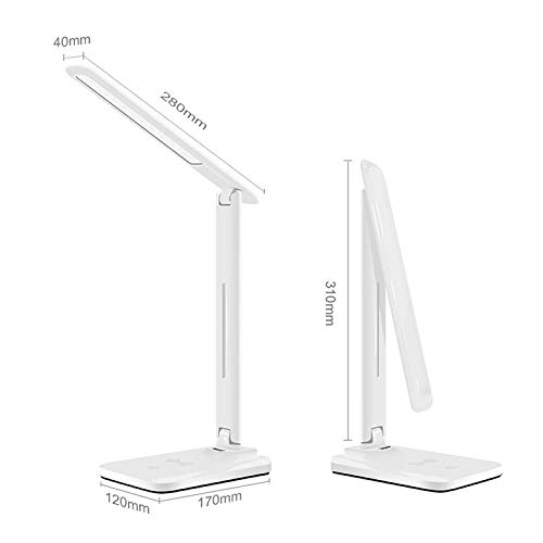 Preisvergleich Produktbild Tischlampe LED_ Wireless Lade Augenschutz Tischlampe Lesen