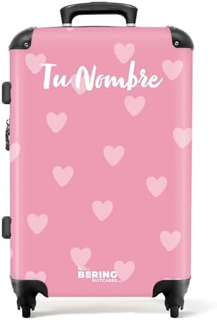 NoBoringSuitcases.com Maleta Niños Personalizada, Con Ruedas, TSA...