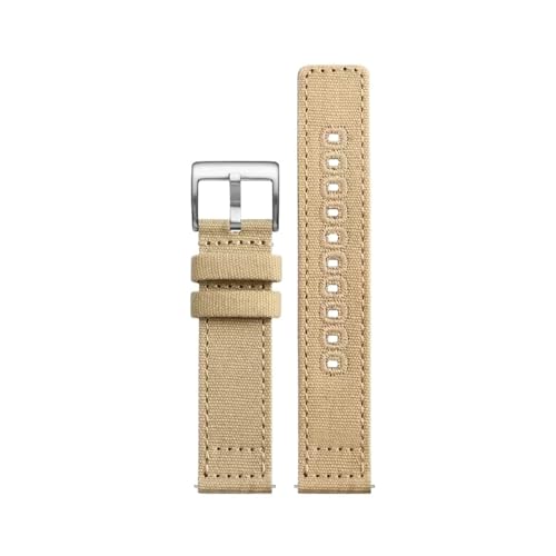 Bracelet de montre en toile nylon 20mm 22mm avec boucle brossée interchangeable