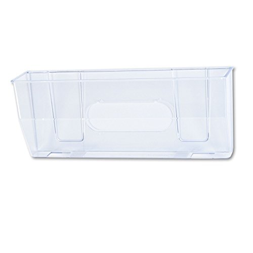 Trieur mural magnétique porte-document horizontal transparent pour rangement de bureau