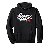 Sober AF Graffiti AA NA Recovery Pullover Hoodie