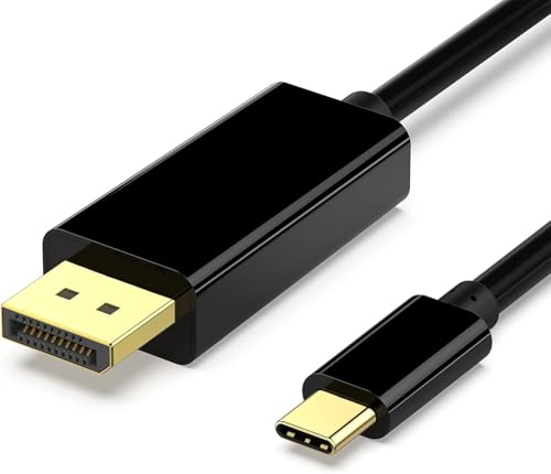 Image of Tobo USB C to DP Cable, 4K@60Hz Type C to DP Cord 6ft, Thunderbolt 3 Compatible with MacBook Pro /Air, for iPad Pro, for Surface, for Galaxy S20, for Dell XPS 13 and More TD-175TC
