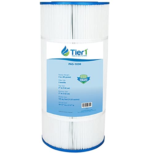 Tier1 Pool & Spa Filter Cartridge | Replacement For Hayward Cx1250Re, Asl Full-Flo C1250 C1500, Fc-1299, Pleatco Pa125, C-9499 And More | 125 Sq Ft Pleated Fabric Filter Media #TOP15