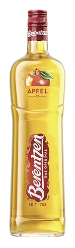 Berentzen | Apfel | Reinste Destillate, vereint mit dem Geschmack fruchtig-süßer Äpfel | Perfekt gekühlt als Shot oder in Mixgetränken | 1L | 18% Vol.