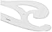 Westcott LetterCraft French Plastic Curve Set, Set of 4(FC-4)