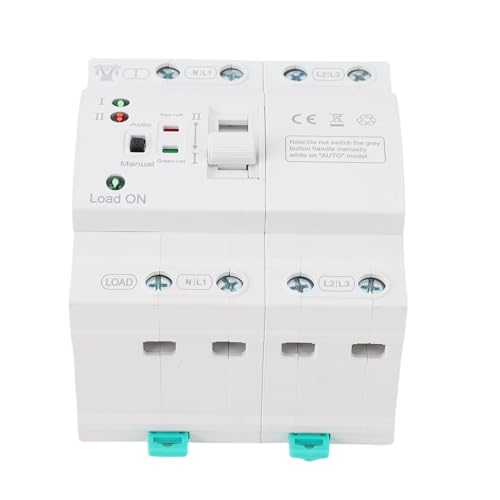 Mini ATS 4P 80A Jeffergarden double commutateur de transfert automatique compact