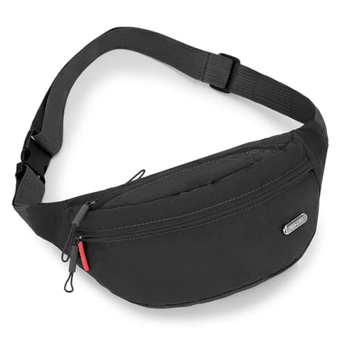 AAIXXIZAO Waist Packs Women Pack Multiway Chest Crossbody Bag For Outdoor Sports Street Casual Durable Shoulder Sling Black
