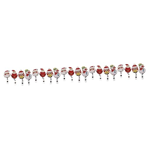 Accessoires festifs pour infirmiers avec clips de badge rétractables 20 pièces