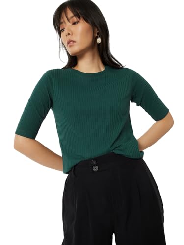 Image of Max Plus Size Women Ribbed T-Shirt