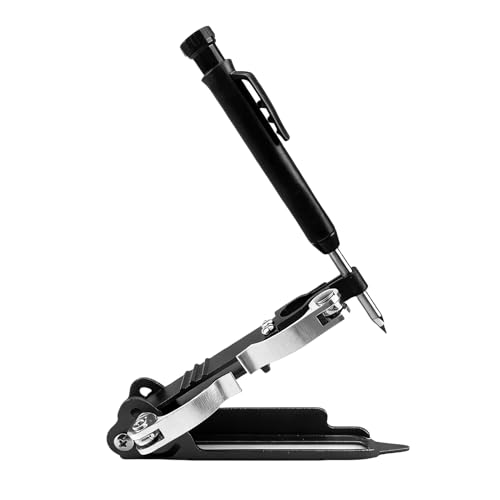 Pointe à Tracer pour Menuiserie,Jauge de Scribe Précise - Crayon de Menuisier en d'Aluminium,pour Hommes Mesurage Dessin Encadrement Disposition Travail de Finition et Fabrication de Modèles