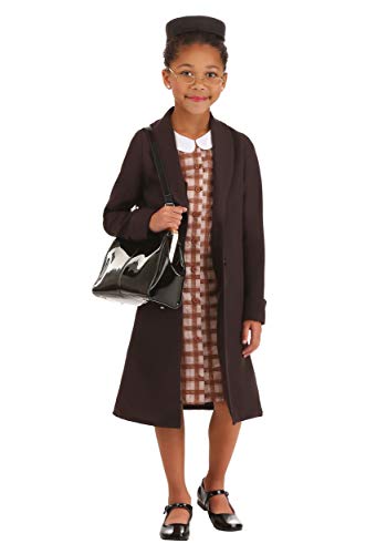 Kids Rosa Parks Costume for Girls Historical Figure Halloween Costume Civil Rights Era Activist Outfit