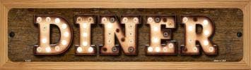 SMART BLONDE Diner Novelty Wood Mounted Metal Mini Street Sign WB-K-825