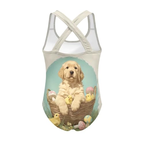 Image of One Piece Swimsuit Girls Cross-Back Bathing Suit 5-14Y Kids Swimwear Cute Swimsuits Sleeveless Bathing Suits