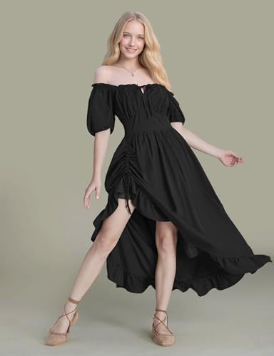 Vestido victoriano medieval para mujer estilo renacentista miniatura 5