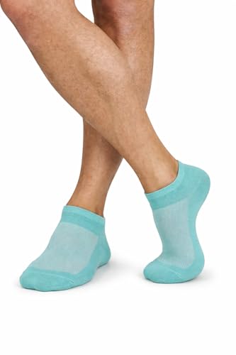 Image of RONDO 3 Pack Thin Ankle Socks - Unisex Ultra Thin Breathable Athletic Socks - Low Cut Running Ankle Socks - Thin Cotton Socks