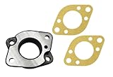 1402709 + 2X 9183 - COLLETTORE ASPIRAZIONE + GUARNIZIONI TIPO OEM PER APE CAR P2 - P3 220 1978-1985 APE TM 220 2009-2016 APE MP P 501 - P 601 220 1978-1996 APE TM P 703 FL2 220 1999-2007