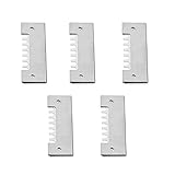 Vvikizy Protezioni Antifuga Durevoli per Alveari da 5 Pezzi in Acciaio Inossidabile per il Controllo Dell'ingresso e Dell'uscita delle Api, Essenziali per gli Apicoltori, 4,9x1,4 Pollici