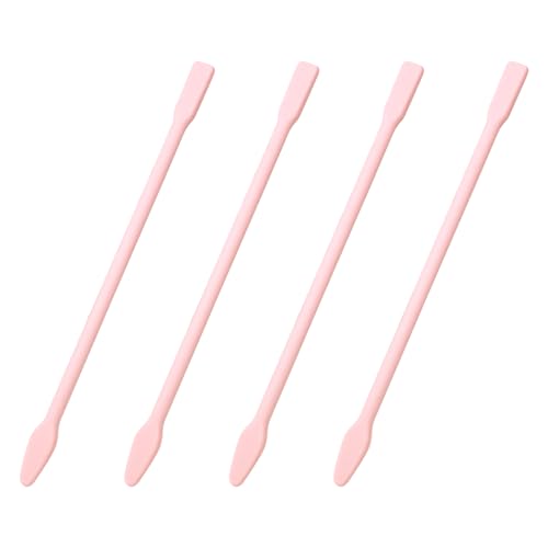 4 Pack large Eyebrow Wax Sticks Non, Stick Wax Spatula Silicone Eyebrow Wax Stick Waxing Applicator Reusable Hard Wax Sticks For Home Salon Body Use