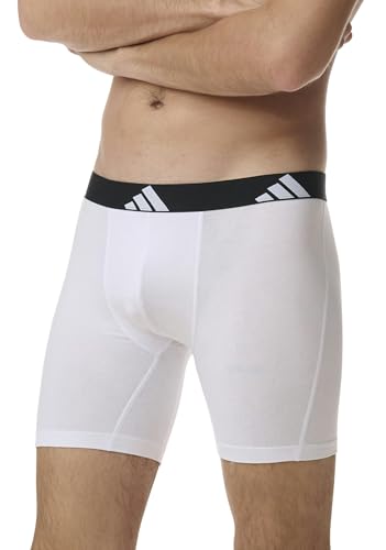 Image of Adidas Men's Boxer Shorts (Pack of 3) Boxer Brief Cyclist Underwear (Size S - 3XL) - Comfortable Underwear Men