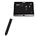 BoxWave Stylus Pouch Compatible with Yealink MTouch II - Stylus PortaPouch, Stylus Holder Carrier Portable Self-Adhesive for Yealink MTouch II - Jet Black