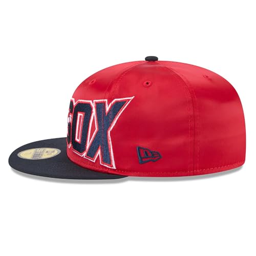 New Era Boston Red Sox 59FIFTY Bold Satin 2Tone Fitted Cap miniatura 6