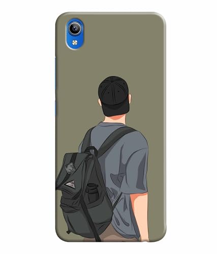 Image of School Boy College Boy Printed Hard Back Case Cover & Compatible for Vivo Y90 / Vivo Y90i (Multicolor) - D1813