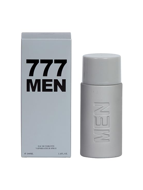 EBC-Collection, 777 MEN SILVER Perfume for Men, 3.4oz/100ml