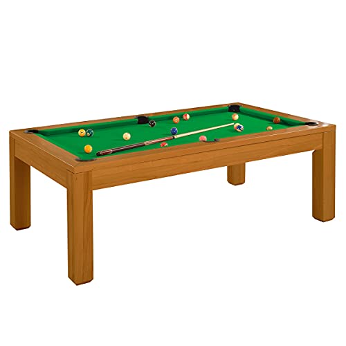 Billiard-Royal Table de Billard modèle Olivia Miel 8 ft. y Compris Plateau de Table avec Caoutchouc de Bande K-55 de Haute qualité et Libre Choix de Tissu,...