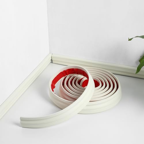 Moulure murale décorative autoadhésive en NBR beige pour finition maison