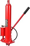8-Ton Air Hydraulic Long Ram Jack – Heavy Duty Engine Hoist Cylinder with Air Pump & Clevis Base, 17,600 LB Capacity, Engine Lifts for Shop Cranes, Garage Cranes, Farm Tractors & Mechanical