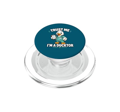 Soporte Ducktor PopGrip para MagSafe de pato médico magnético y divertido