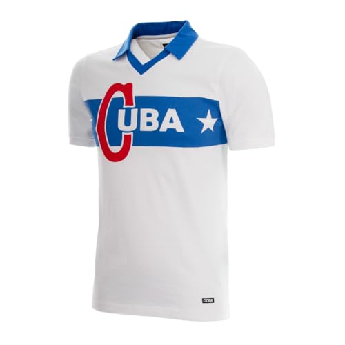 Maillot rétro de football Copa Cuba 1962 bleu idéal pour vos sorties