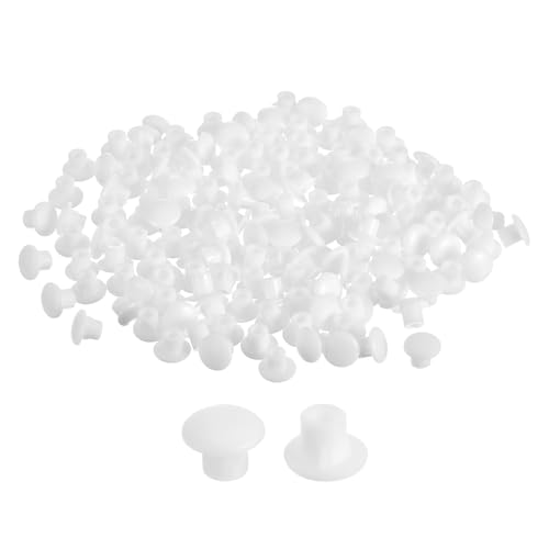 uxcell 200Pcs Screw Hole Plugs, 5mm(3/16