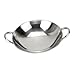 POPETPOP Pentola Wok in Acciaio Inossidabile 28cm Padella Antiaderente Con Manico Per Cucinare e Friggere Utensile Da Cucina Resistente Al Calore Per Uso e Ristoranti immagine
