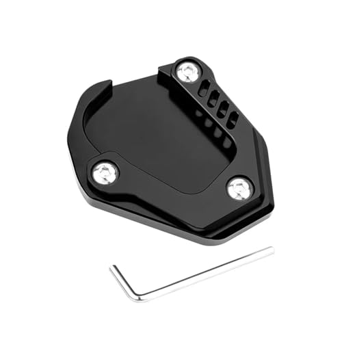 �̂��߂� DS525X DS900X 2023 2024�p �I�[�g�o�C�A�N�Z�T���[ CNC�T�C�h�X�^���h �L�b�N�X�^���h �g��v���[�g �o�C�N�p �T�C�h�X�^���h �v���[�g(Black)