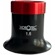 Horotec MSA 00.032-1.5 Eyeglass Watchmaker loupe Black Plastic with Aluminium Screwed Ring x6.5