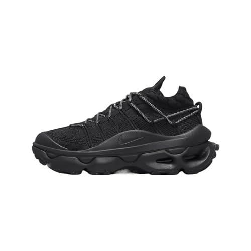 Nike Air Max Flyknit Venture Womens Shoes (FD2110-005, Black-Black-Metallic Silver) Size 9
