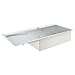 Price comparison product image GROHE K1000 - Stainless Steel Kitchen Sink with Drainer (Right Side, Top Mount or Flush Mount, with Overflow and Automatic Waste Fitting, 1 Bowl 71x40 cm, Thickness 1.2 mm), 116x52 cm, 31582SD1