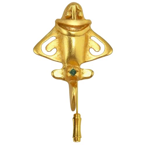 Image of Colombian Emerald & Multi-Material Options | Quimbaya Flyer Lapel Pin | Ancient Alien Golden Jets Collection