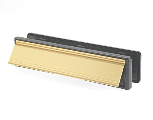 Yale Locks LP440632C - Buzón de Puerta (30 cm, PVD), Color Dorado [Importado de Reino Unido]