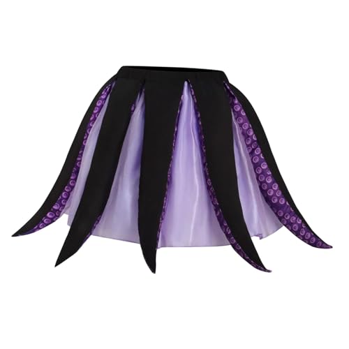 Fiocias Costume de pieuvre pour femme et adulte, costume d' pour fêtes à thème, accessoires de vacances, M