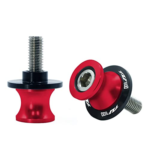 �o�C�N�A�N�Z�T���[ �ɓK�����郄�}�n YZF600 YZF 600 YZF600RSC YZFR1 YZFR6 2PCS 6MM �I�[�g�o�C�X�C���O�A�[���X���C�_�[�X�v�[�� CNC�X�C���O�A�[���X�^���h�X�N�����[�p�h�b�N(Red)