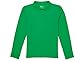 Classroom School Uniforms Big Kid Long Sleeve Pique Polo CR835Y, XS, SS Kelly Green