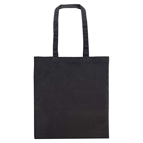 QCM Bolsa de Algodón Personalizada · Impresión directa (DTG) · Alta calidad de imagen · sin limitación de colores · Tote Bag 240g/m² (Negro) Cover