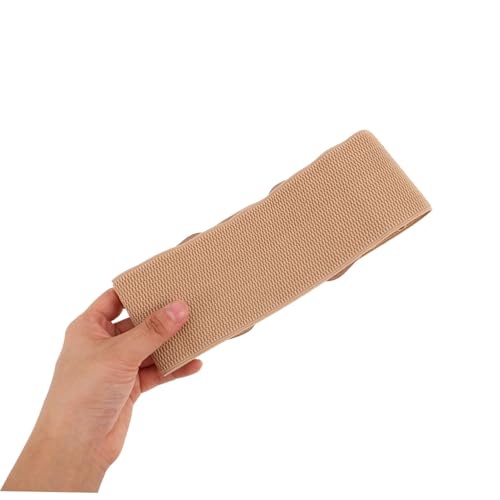 Beaupretty Wide Elastic Belt for Women Adjustable Waist Belt with Stylish Double Oval Buckle Versatile Fashion Accessory for Dresses and Casual Outfits3