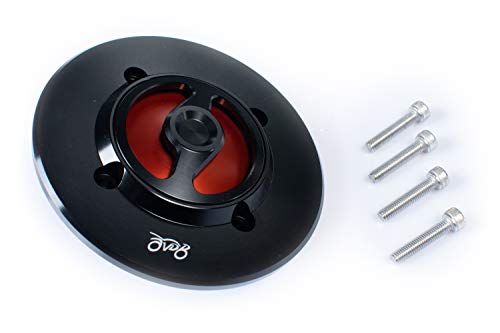Tapón de gasolina de aluminio mecanizado CNC para Sport 1200 y Stelvio naranja